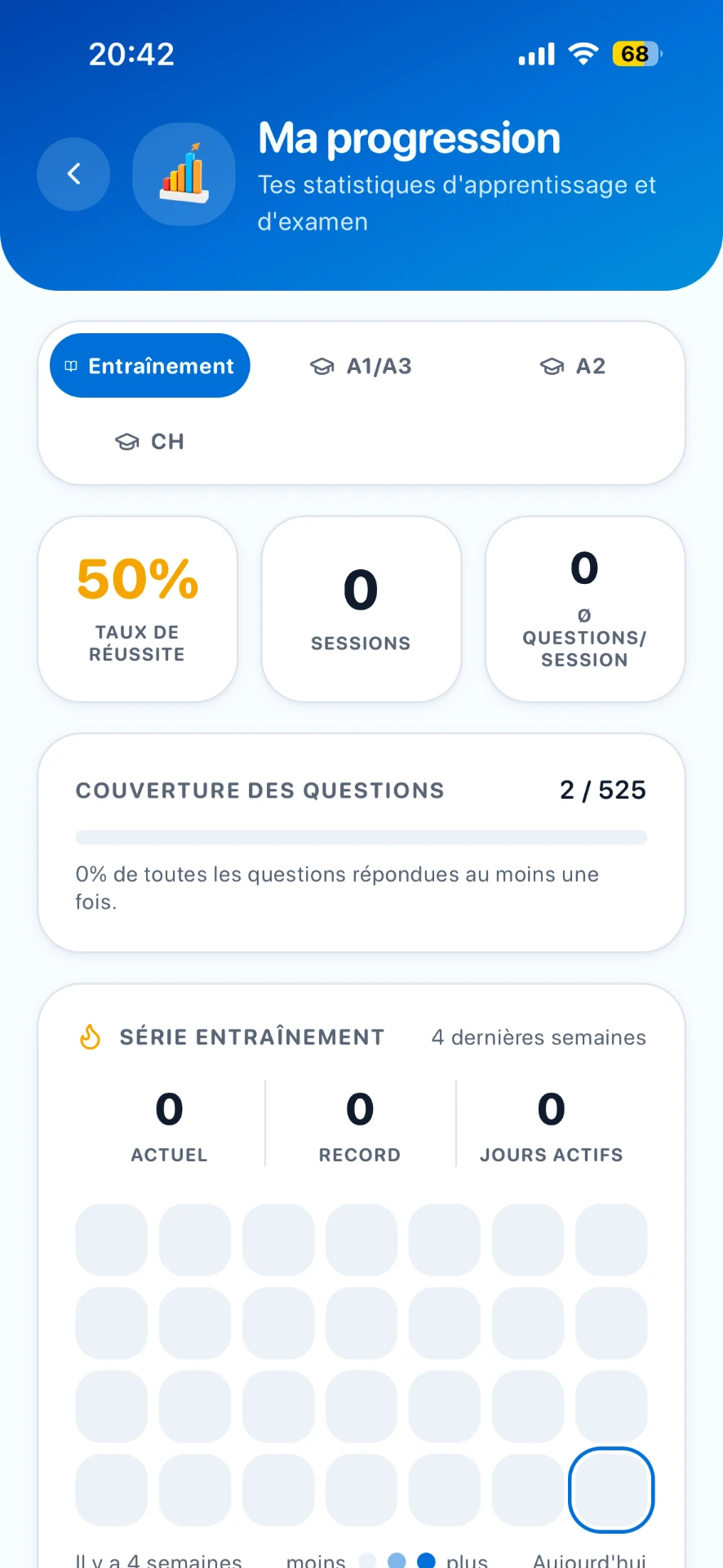 Capture d'écran de l'app DroneAce